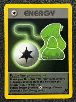 POTION ENERGY 82/82 Base Set Series Team Rocket Uncommon Pokemon Card 2000 NM - Image 1