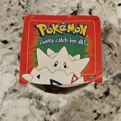 Sealed Vintage 1999 Pokemon Burger King Togepi 23k 🏆 Gold Plated Trading Card - Image 1