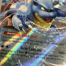 Blastoise EX 030/142 Double Rare Holo Stellar Crown Pokemon TCG Card - NM/MT💦 - Image 3