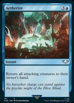 4x Aetherize NM-Mint, English Commander: Universes Beyond: Warhammer 40,000 MTG - Image 1