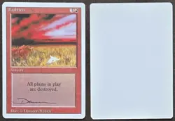 Signed MtG Magic Dameon Willich Artist Proof _ Revised _ FLASHFIRES _VHTF 1/100! - Image 1