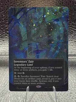 MTG Magic the Gathering Inventors' Fair Borderless Galaxy Foil (0156) - Image 2