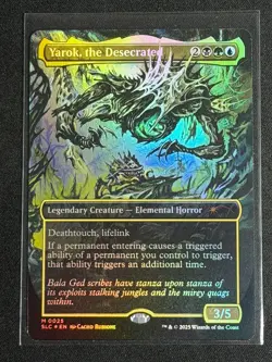 MTG Secret Lair Encyclopedia of Magic the Gathering FOIL Yarok the Desecrated SP - Image 1