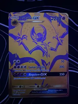 Pokemon TCG Lunala GX Shining Legends Full Art Near Mint Condition. Check Photos - Image 1