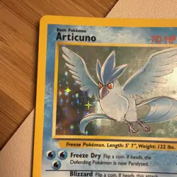 Pokemon TCG Articuno Fossil Holo Rare 2/62 LP - Image 5