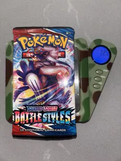 22.5g HEAVY Pokemon Battle Styles Booster Pack Sealed MINT 2021 - Urshifu Art - Image 1