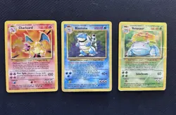 Pokemon Base Set 100% Complete 102/102 NM - DMG WOTC 1999 Rare Read Description - Image 4