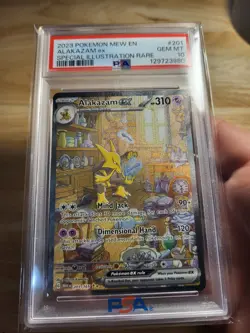 Pokemon 2023 Alakazam EX 151 Special Illustration Rare 201/165 Psa 10 - Image 3