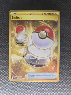 Pokemon TCG Switch 206/165 SV Scarlet & Violet 151 Hyper Rare NM - Image 3