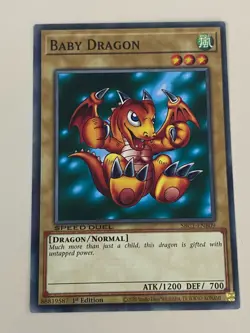 Yugioh - Thousand Dragon Time Wizard Baby Polymerization LP - Free Holo - Image 5