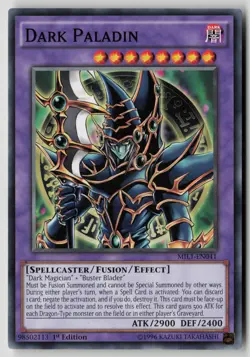Yugioh Dark Paladin MIL1-EN041 1st Edition Common NM - Image 1