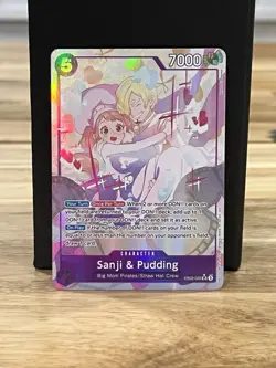 Sanji and Pudding Alternate Art SR EB02-035 25th Anniversary English Edition - Image 1
