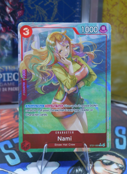 One Piece TCG Gear 5 Starter Deck Nami ST21-009 Alt Art English PROMO - Image 1