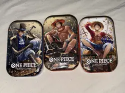 One Piece Illustration Vol 6 And Mini-Tin Pack Set Vol.2 New Sealed Tins - Image 2