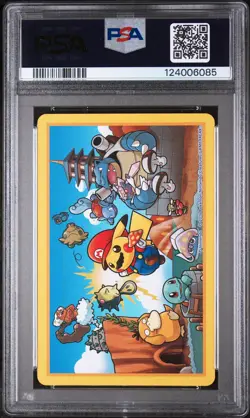 2016 POKEMON PLAYING CARDS MARIO PIKACHU QUEEN OF DIAMONDS PSA 10 - Image 2