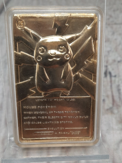 Pikachu 1999 Pokemon 23K Gold-Plated Burger King Nintendo Promo Trading Card - Image 2