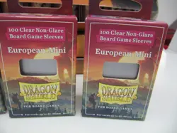 Dragon Shield European Mini Card Sleeves Wholesale Lot 54 Packs of 100/ea pk - Image 2