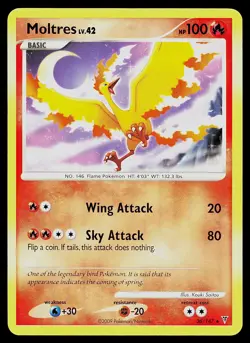 Pokemon Card - Moltres Supreme Victors 36/147 Non Holo - Image 1