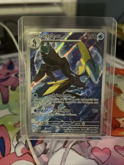 Pokemon TCG Mega Evolution Inteleon Card 142/132, Fresh Illustration Rare - Image 1