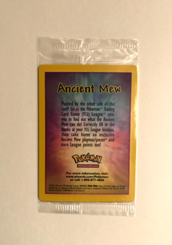 Pokemon TCG Ancient Mew Holo Card 2000 Movie Promo, Sealed Unopened - Image 2