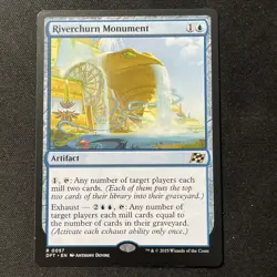 MTG Magic the Gathering Riverchurn Monument (57/568) Aetherdrift LP - Image 1