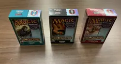 MTG Three Apocalypse Theme Decks: Swoop, Burial, and Whirlpool. - Image 1