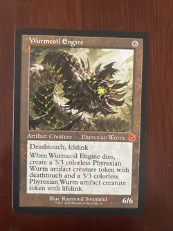 Wurmcoil Engine Retro Frame Brothers War MTG Near Mint Condition #63 - Image 1