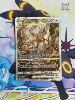 Hisuian Zoroark VSTAR GG56/GG70 Holo Crown Zenith Galarian Gallery Pokemon Card - Image 1