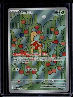 2025 Pokemon Mega Evolution Shuckle Illustration Rare #136/132 - Image 1