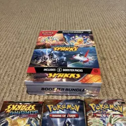 Pokemon TCG Scarlet And Violet Surging Sparks Sealed Booster Packs Lot Of 5 - Image 2