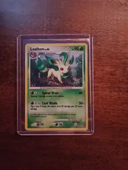 Leafeon 24/100 Majestic Dawn Cosmos Holo Rare - LP - Vintage 2008 Pokemon TCG - Image 1
