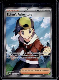 2025 Pokemon Destined Rivals Ethan's Adventure #221/182 - Image 1
