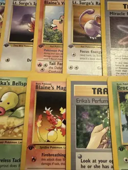 Pokemon TCG Gym Heroes Etc Pokemon Lot 1st Edition Cards Lot - Image 3