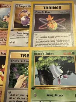 Pokemon TCG Gym Heroes Etc Pokemon Lot 1st Edition Cards Lot - Image 4