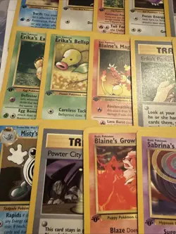 Pokemon TCG Gym Heroes Etc Pokemon Lot 1st Edition Cards Lot - Image 5