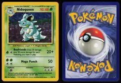 Nidoqueen 7/64 Rare Jungle Holo NO SYMBOL ERROR Pokemon - Image 3