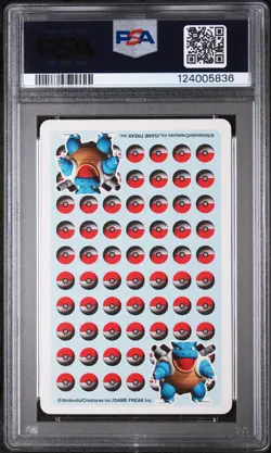 1998 POKEMON STADIUM BLUE VERSION PLAYING CARDS QUEEN OF CLUBS HAUNTER PSA 10 - Image 2