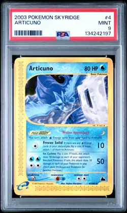 2003 POKEMON SKYRIDGE #4 ARTICUNO PSA 9 - Image 1