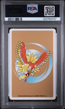 2000 POKEMON GOLD VERSION PLAYING CARDS 7 OF SPADES #134 VAPOREON PSA 10 - Image 2