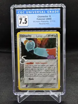 Pokemon EX Holon Phantoms Reverse Holo Chimecho 37/110 CGC Near Mint+ 7.5 - Image 1