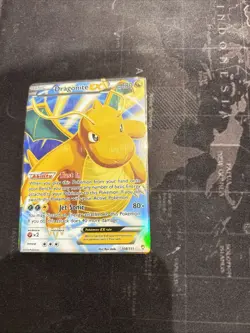 Pokemon TCG Dragonite EX Full Art Holo Ultra Rare Card 108/111 - Image 1