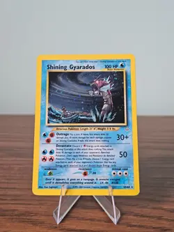 Pokemon TCG Shining Gyarados 65/64 Neo Revelation Holo Unlimited - LP - Image 1