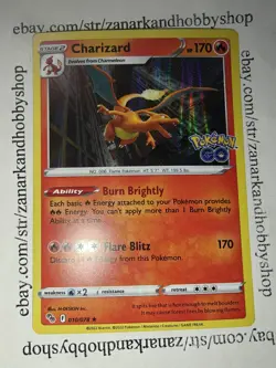 Pokemon Charizard 010/078 Pokemon GO NM - Image 2