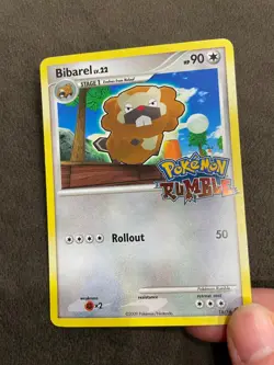 Bibarel 16/16 Pokemon Rumble Set Stamped English LP - Image 2