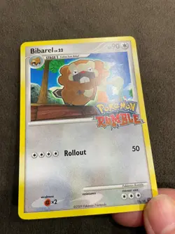 Bibarel 16/16 Pokemon Rumble Set Stamped English LP - Image 3
