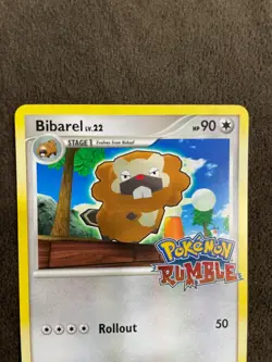 Bibarel 16/16 Pokemon Rumble Set Stamped English LP - Image 5