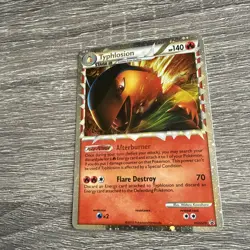 Typhlosion - HGSS09 - Pokemon- Black Star Promo - Ultra Rare Holo - LP - Image 3