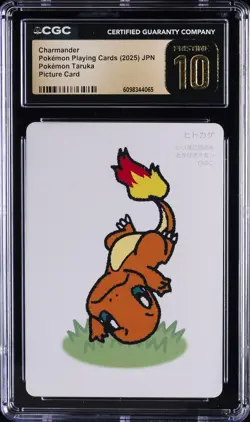 2025 POKEMON TARUKA CHARMANDER CGC 10 PRISTINE - Image 1