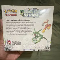 Pokemon Sun & Moon Celestial Storm Booster Box Rayquaza Blaziken Jirachi - Image 2