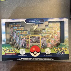 Pokemon Go Radiant Eevee Premium Collection Box New Sealed - Image 1